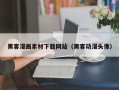 东至黑客漫画素材下载网站（黑客动漫头像）